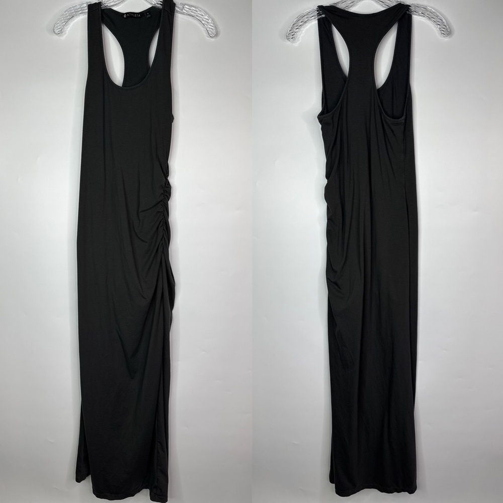 Athleta Gray Racerback Maxi Dress Size Small